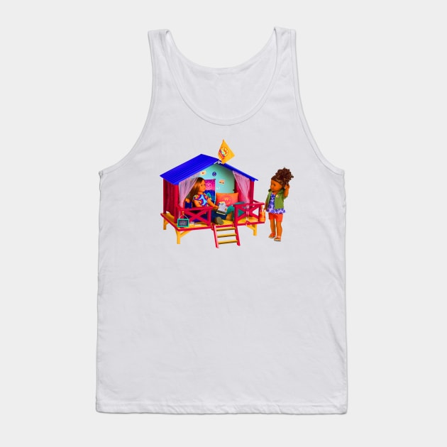 Americans Girl Tank Top by Ronicup